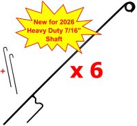 (image for) RSSX-S6 SUPER DUTY Single Loop Rope Pole