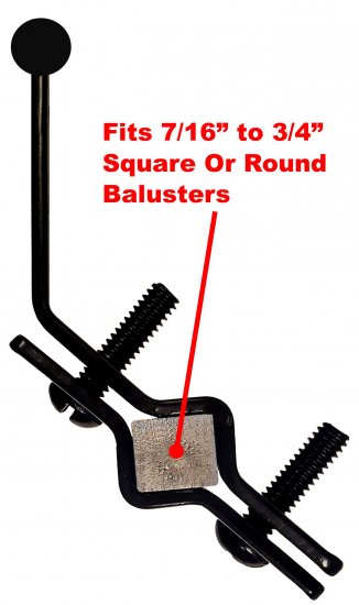 (image for) PR4SDI - Pot Ring For 4" Pots - Iron Baluster Mount