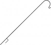 (image for) SATS - 93" Tall Single Arm Staff - USA