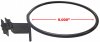 (image for) PR10SDI - Pot Ring For 10" Pots - Iron Baluster Mount