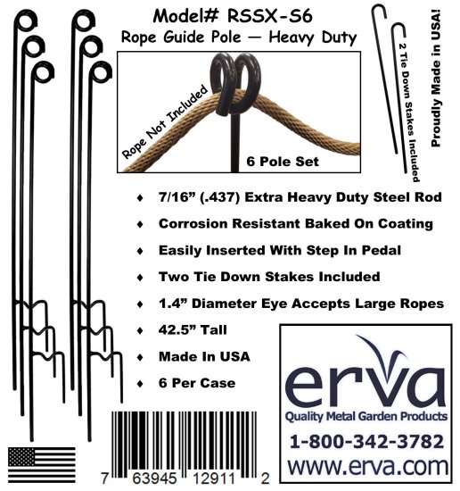 (image for) RSSX-S6 SUPER DUTY Single Loop Rope Pole