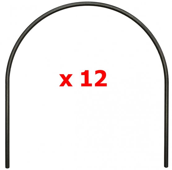 GEHSR-S12 Garden Edging Hoops (RAW) - 12 Pack - Click Image to Close