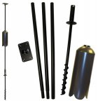 (image for) FP5TWX - 5 Piece Feeder Pole Set w/Twister and SB1D Baffle