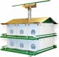 MSS12R - Purple Martin House Complete W/ 14' Pole (Made In USA)