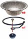 (image for) FSCSET - Foil Suet Cups (16 OZ) / 6 Pcs With Retainer Ring