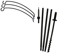 (image for) FP5TERN3 - 3 Arm "Extended Reach" Bird Feeder Pole Set - USA