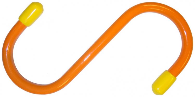 (image for) SOH4 - Safety Orange S-Hook 4" - Click Image to Close