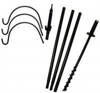 (image for) FP5TX - 3 Arm "Economy" Bird Feeder Pole Set - USA