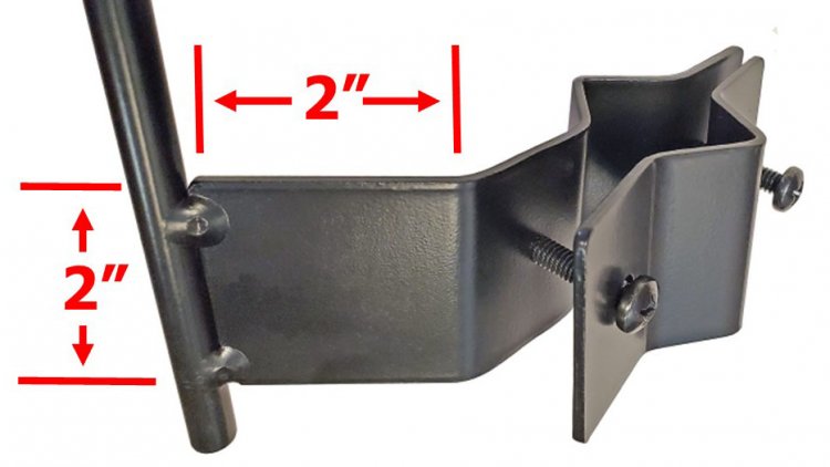 (image for) PR6SDW - Pot Ring For 6" Pots - Wood Baluster Mount