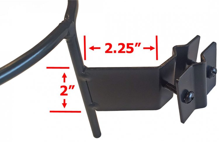 (image for) PR4SDI - Pot Ring For 4" Pots - Iron Baluster Mount
