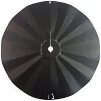 (image for) SB6 - Pole Mount Disk Squirrel Baffle - Black - USA