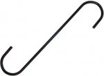 (image for) EGH12 - Black S-Hook with 2" opening - 12"