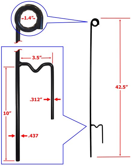 (image for) RSSX-S6 SUPER DUTY Single Loop Rope Pole