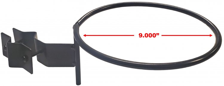 (image for) PR10SDW - Pot Ring For 10" Pots - Wood Baluster Mount