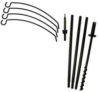 (image for) FP5TERN4 - 4 Arm "Extended Reach" Bird Feeder Pole Set -