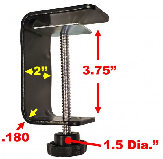 (image for) PR4SDC - Pot Ring For 4" Pots - Clamp Mount