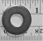 32048 - Flat Steel "Rope End" Washer 5/16" x 3/4"