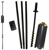 FP5TWX - 5 Piece Feeder Pole Set w/Twister and SB1D Baffle