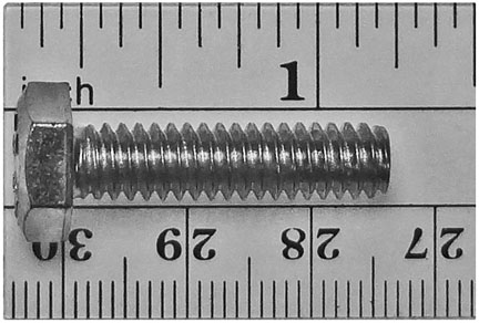 (image for) 32035 - 1/4-20 x 1" Hex Head Mach Bolt