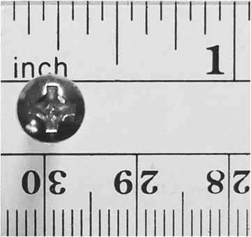 (image for) 35266 - 6-32 x 5/8" Pan Head Machine Screw