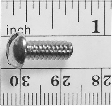 (image for) 40050 - 10-24 x 1/2" Round Head Machine Screw