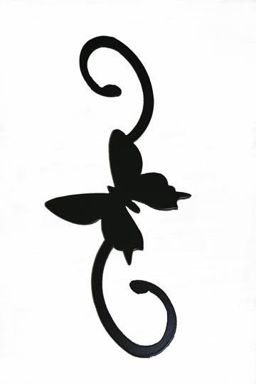 (image for) DH7B - Decorative S-Hook - Butterfly