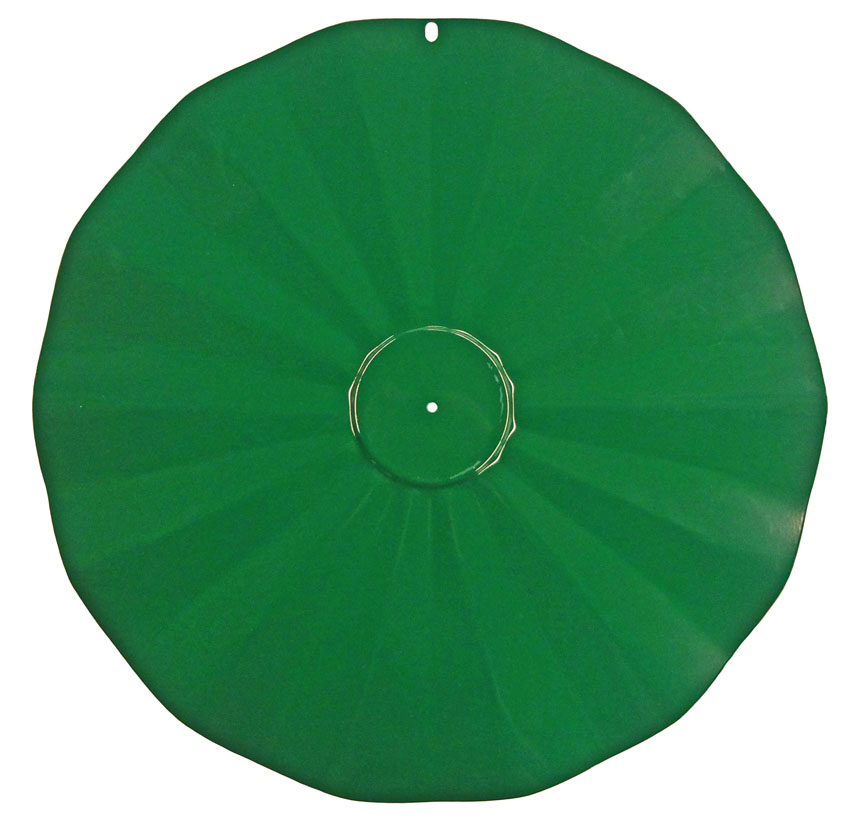 (image for) SB5 - Hanging Disk Squirrel Baffle/Squirrel Guard - Green - USA