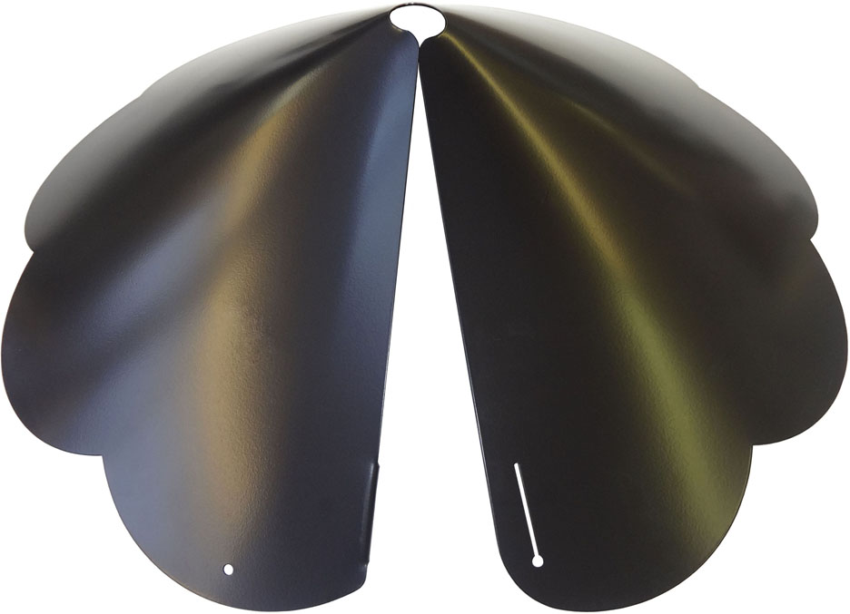 (image for) SB8SE - Cone Scalloped Edge Squirrel Baffle - USA