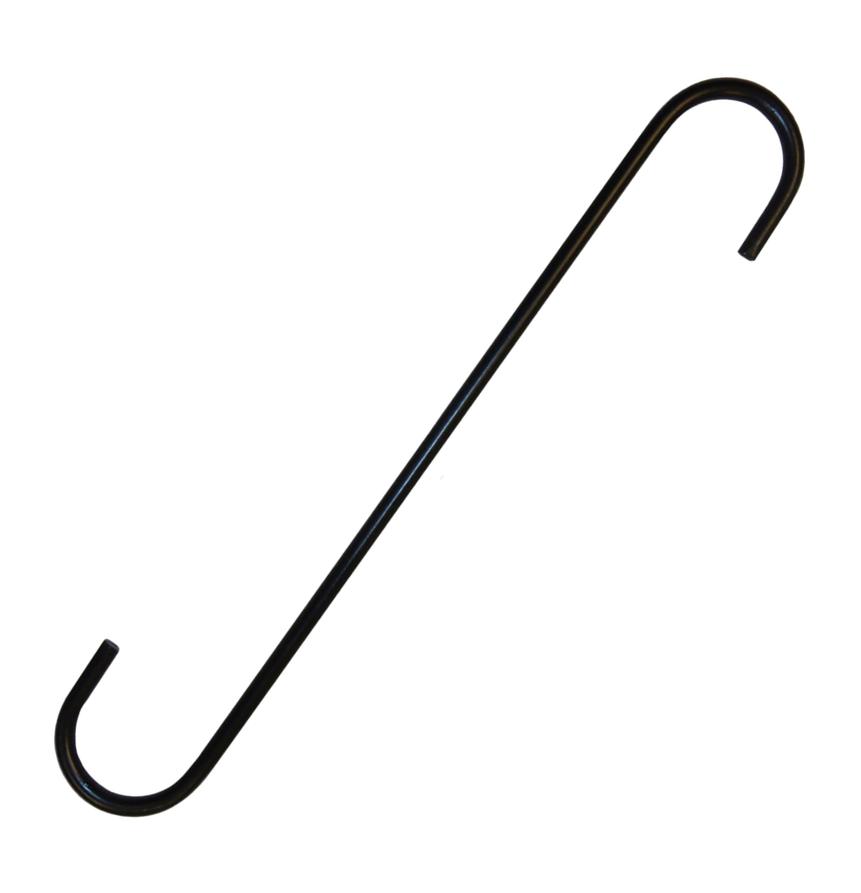 (image for) EBL12 - Black S-Hook - 12"