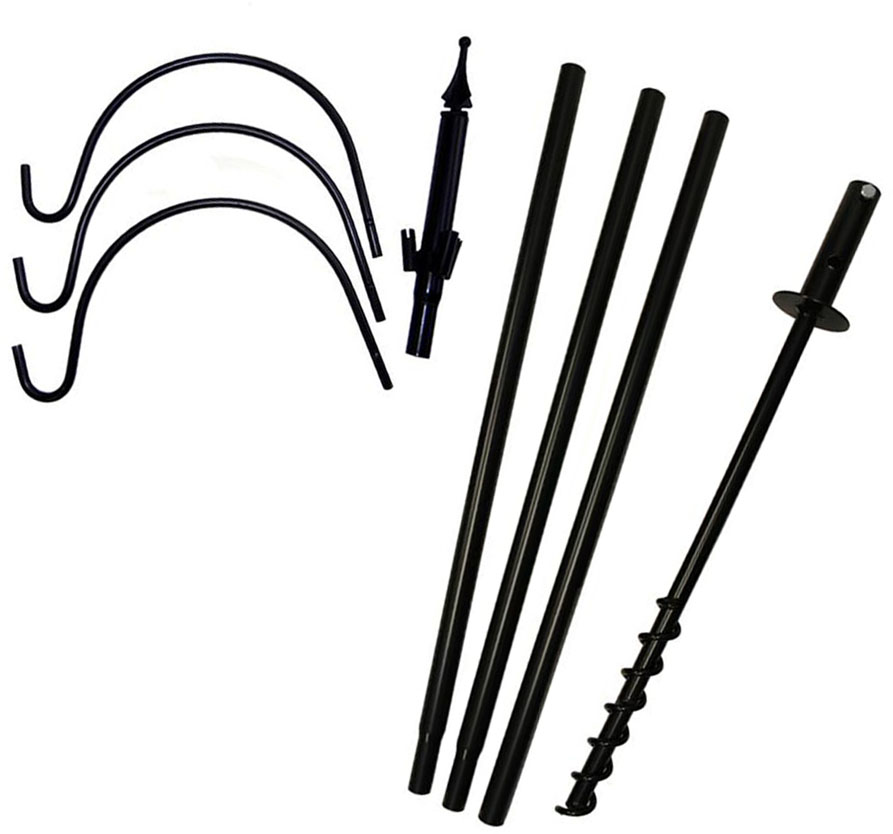 (image for) FP5TX - 3 Arm "Economy" Bird Feeder Pole Set - USA