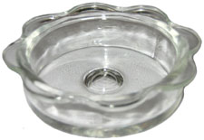 (image for) CLFD - Replacement Glass Feeder Dish - Clear