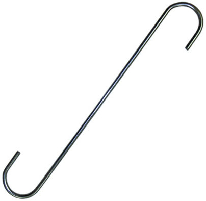 (image for) GS12 - Galvanized S-Hook - 12"