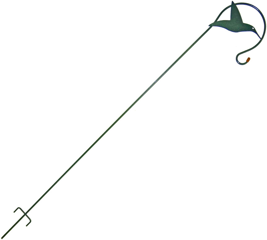 (image for) HP65G - Hummingbird Feeder Pole Green - USA