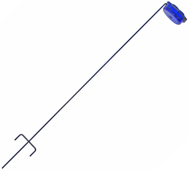 (image for) MWFPLW - Glass Feeder on Pole - Blue