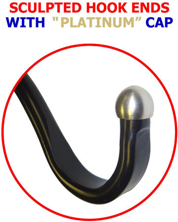 (image for) RB2DCL - Platinum Cap Two Arm Clamp-On Deck Hanger - USA