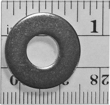 (image for) 32048 - Flat Steel "Rope End" Washer 5/16" x 3/4"